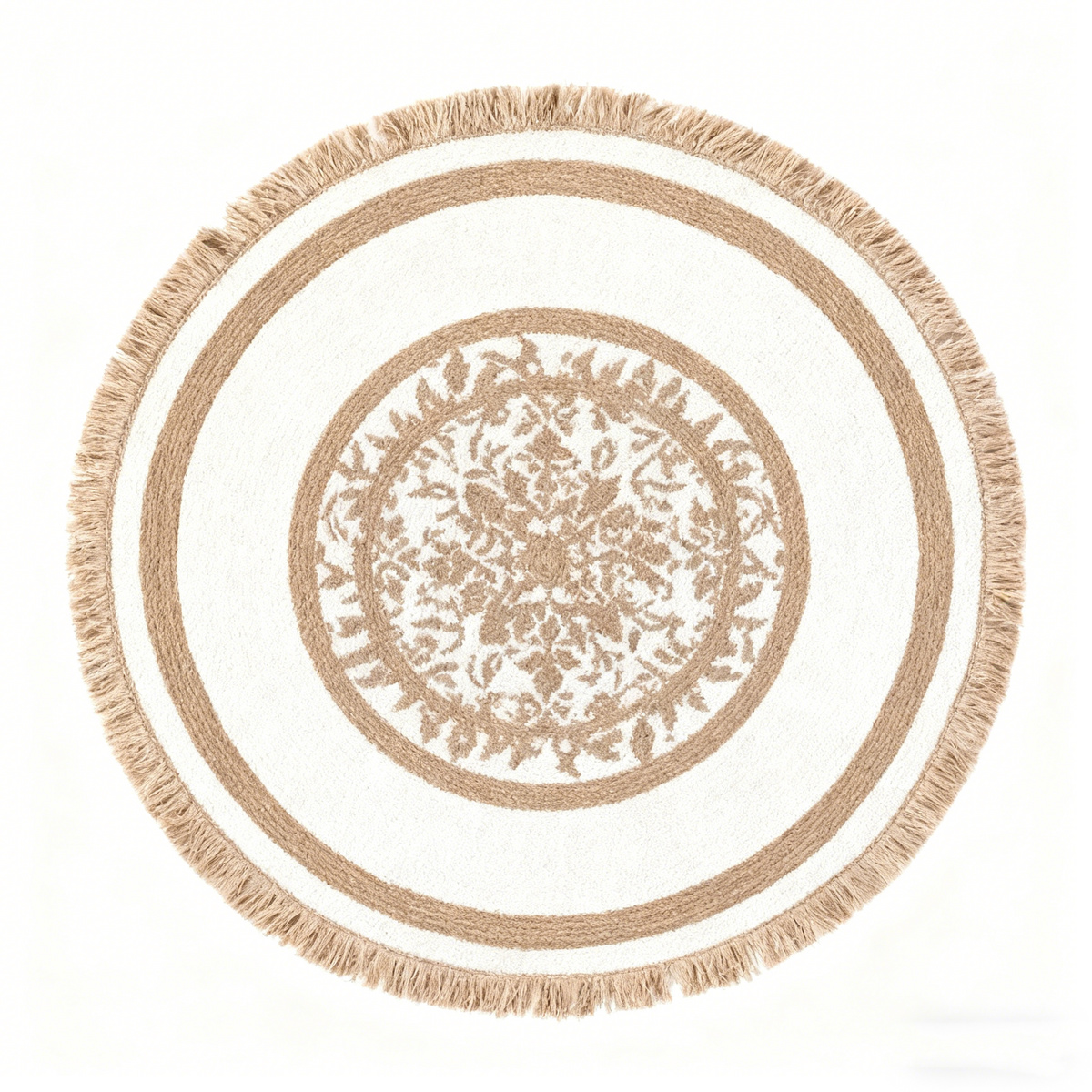 Two Tone Circular Rug