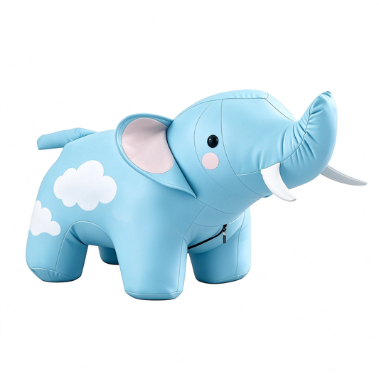 Blue Elephant Kids Animal Stool
