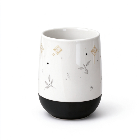 Minimalist Two Tone Deco Vase