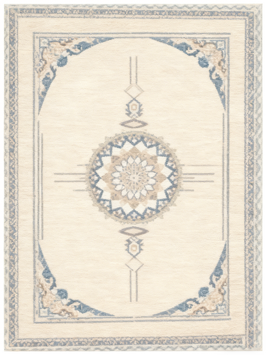 Vintage Oriental Medallion Area Rug
