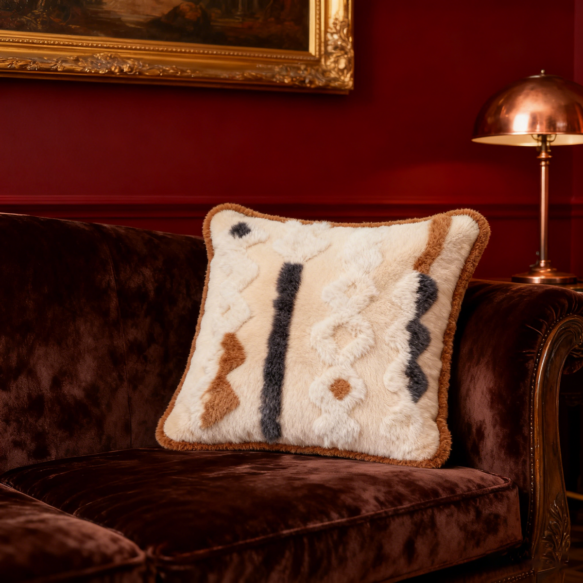 Bohemian Style Textured Cushion