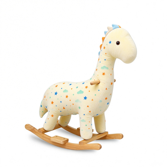 Star & Cloud Dinosaur Rocking Horse